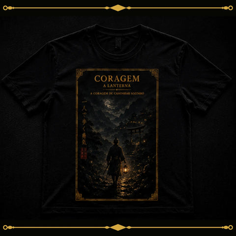 Arte A Lanterna – Coragem de Caminhar Sozinho
