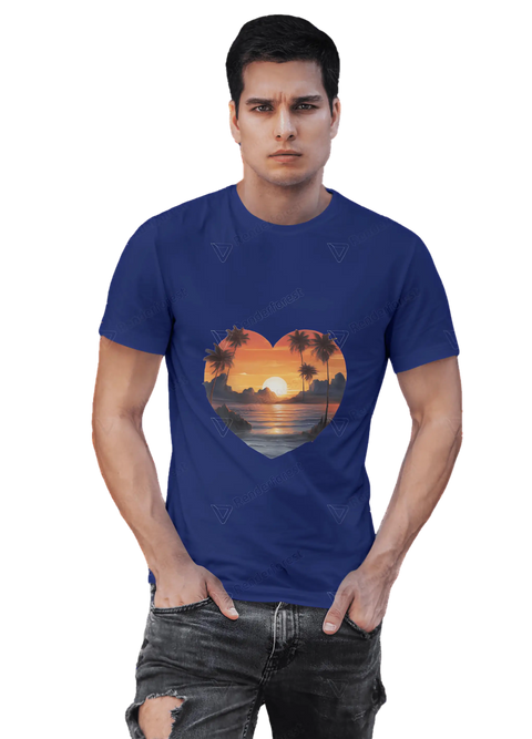 Camiseta Masculina </br>Coração do Crepúsculo