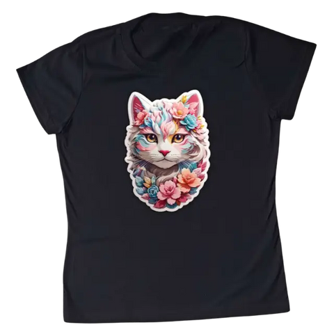 Camiseta Feminina Baby Look </br>Mystic Cat