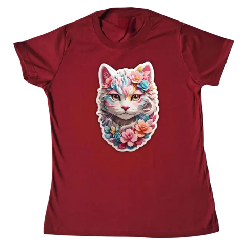 Camiseta Feminina Baby Look </br>Mystic Cat