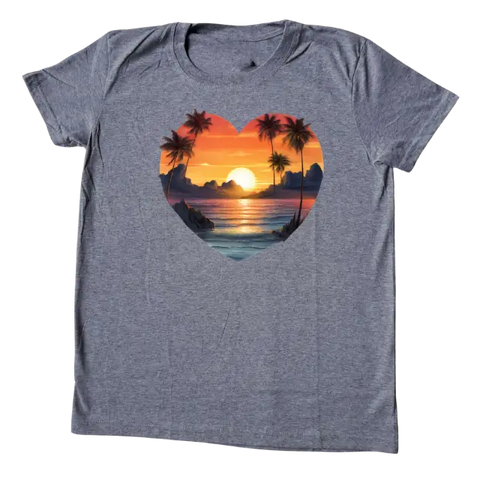 Camiseta Masculina </br>Coração do Crepúsculo