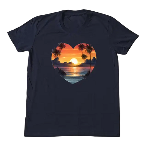 Camiseta Masculina </br>Coração do Crepúsculo