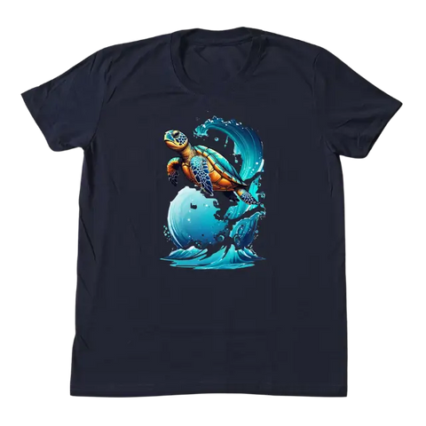 Camiseta Masculina Tartaruga Surfista